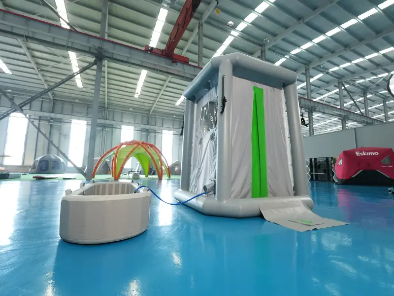 Decontamination product display area