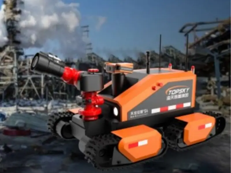 4WD Explosion-Proof Firefighting Robot for professional B2B applications