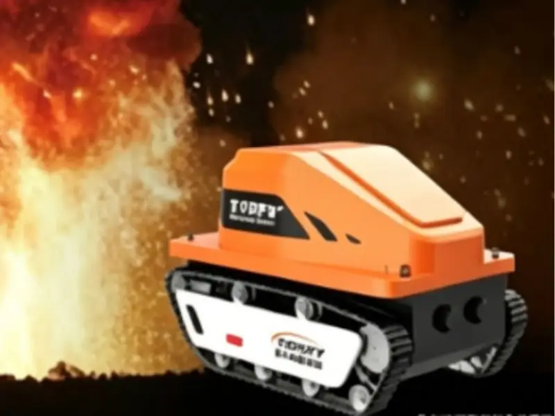 High-Temperature Firefighting Robot for professional B2B applications