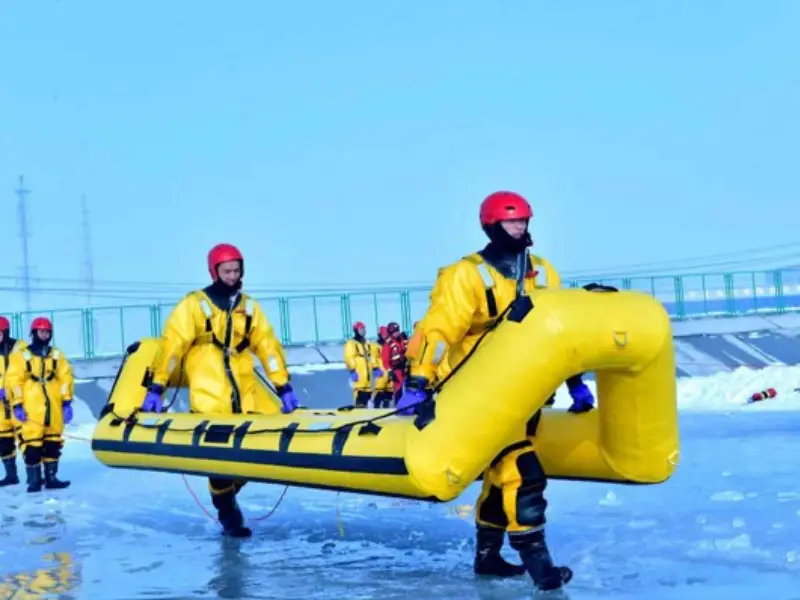 Inflatable Ice Rescue Boat for professional B2B applications