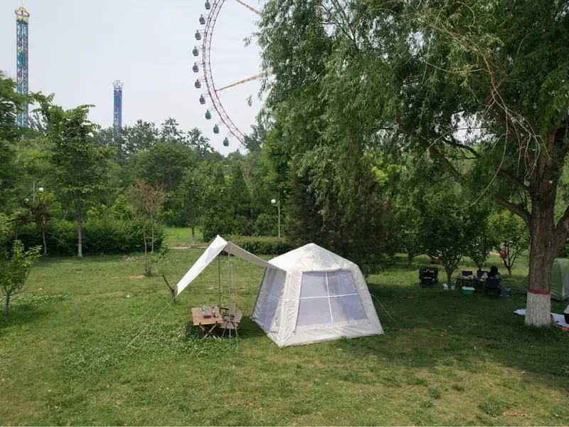 Inflatable Camping Tent with Sunshade product image