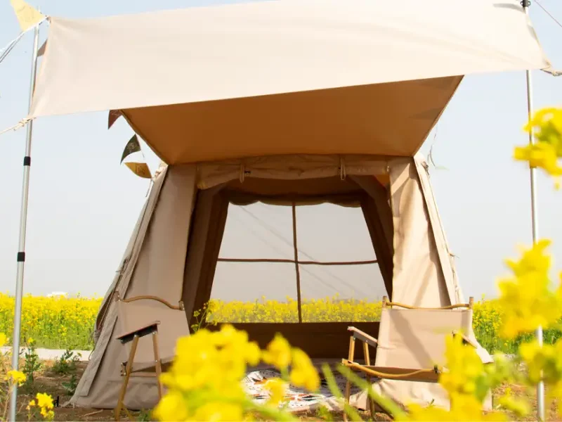 Inflatable Camping Tent with Sunshade product image
