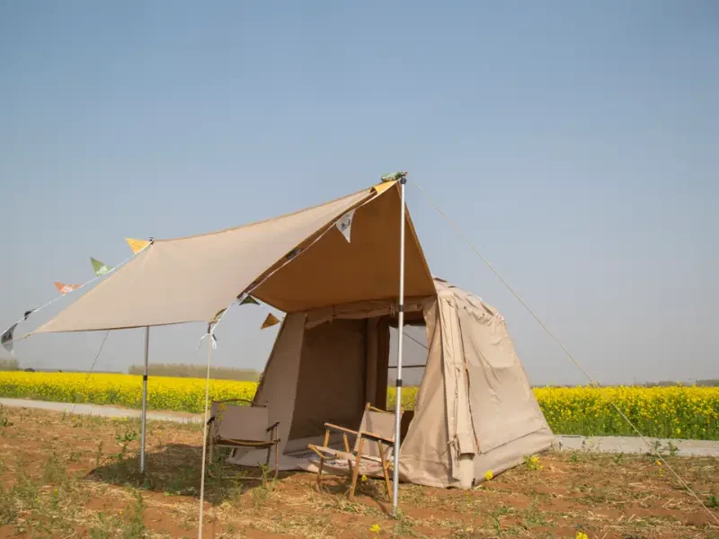 Inflatable Camping Tent with Sunshade product image