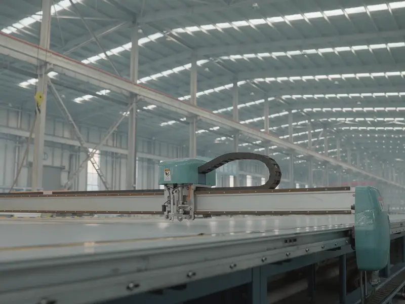 Mechanical blanching area