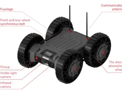 Small Reconnaissance Robot for professional B2B applications