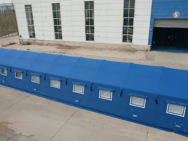 Emergency Tarp Shelter for Heavy Rain and Bugs