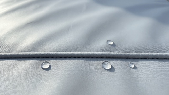 polyethylene vs coated polyester - coated fabric surface for comparison